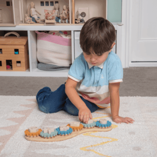 SiliSoft Tandwielpuzzel (Neutraal) – 19-delige set