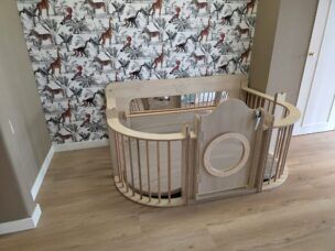 Grondbox Megs met Loopwand – Berken foto 2