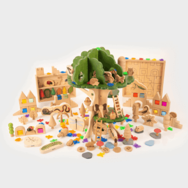 Tickit Complete Houten Boomhut  – Magisch Bos Speelset