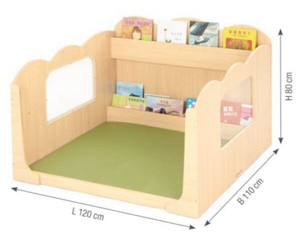 Knusse Leeshoek – 120 x 110 x 80 cm