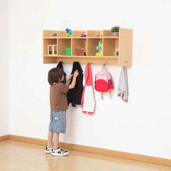 Wand Garderobe – 5 plaatsen foto 1