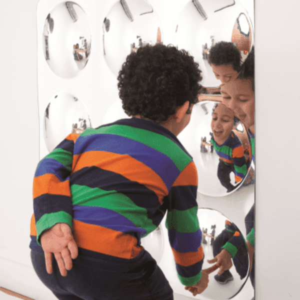 Spiegel met 9 bollen – 78 cm