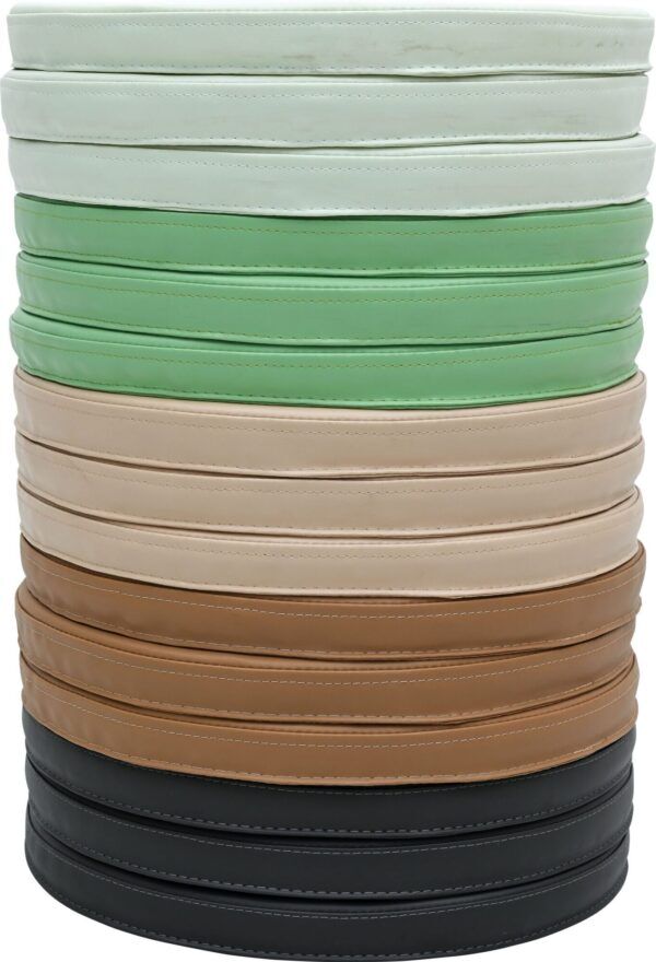 Ronde Kussens + Opbergstandaard – Natuurlijke Kleuren (set van 15 stuks)