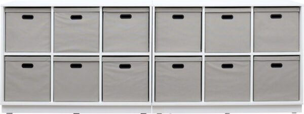 Lumo Lage Kast 4 – Wit