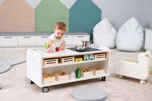 Verrijdbare Speeltafel – Inclusief Keukenblad