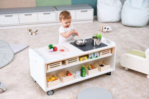 Verrijdbare Speeltafel - Inclusief Keukenblad