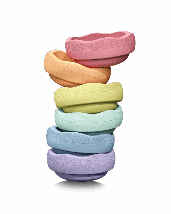 Stapelstein® Pastel set van 6