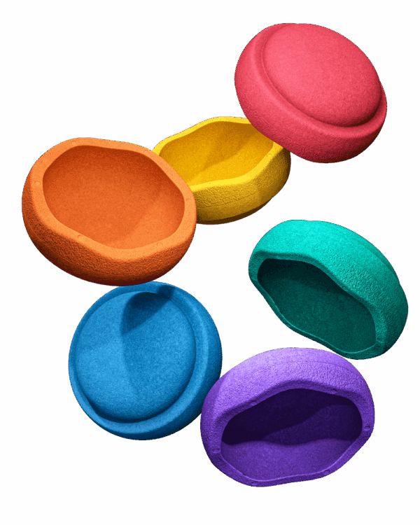 Stapelstein® Mini Regenboog – Set van 6.