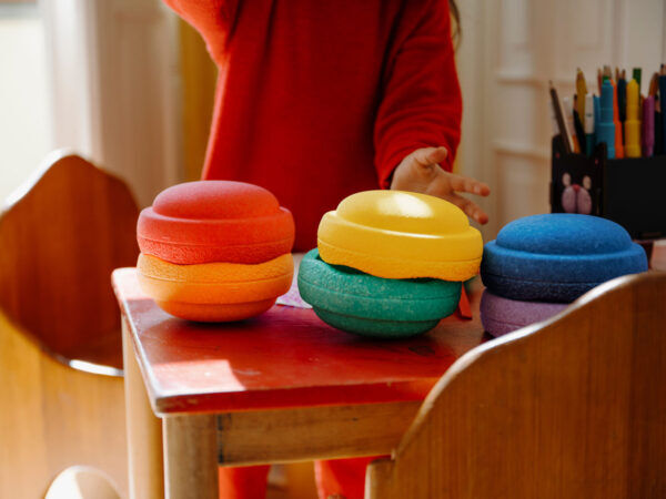 Stapelstein® Mini Regenboog – Set van 6.