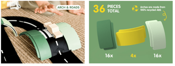 Waytoplay Arches – Creator set 36 delig foto 2