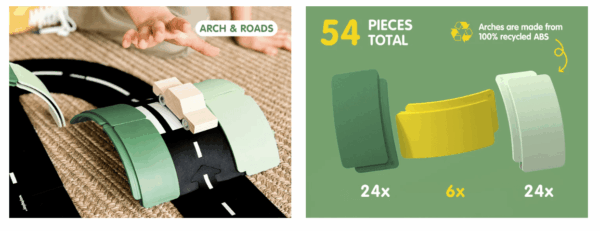 Waytoplay Arches – Builder Set 54 delig