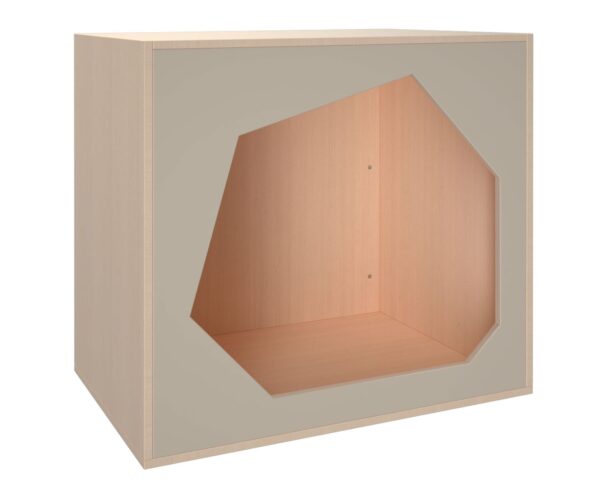 Huisje – Terugtrekplekje – Berken Beige 90 x 60 x 86,6 cm