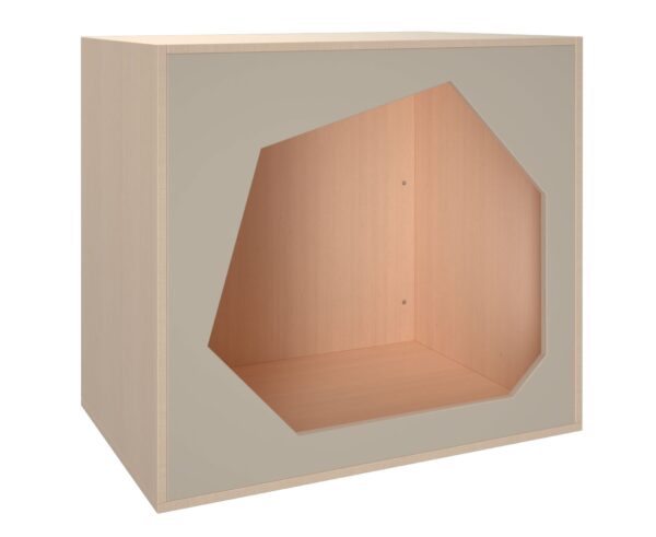 Huisje – Terugtrekplekje – Berken Beige 90 x 60 x 86,6 cm foto 1