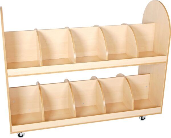 Houten Tassenwagen – Groot foto 2