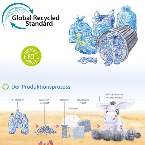 Knuffel BOTTLE 2 BUDDY Octopus foto 2