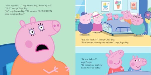 Boek – Peppa Pig – Peppa krijgt een zusje