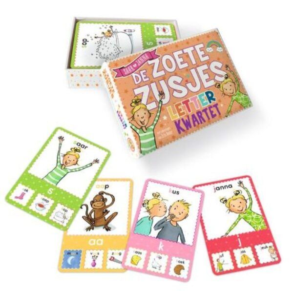 De Zoete Zusjes letterkwartet foto 1