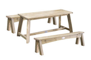 Houten picknicktafel met banken – 3 – 5 jaar