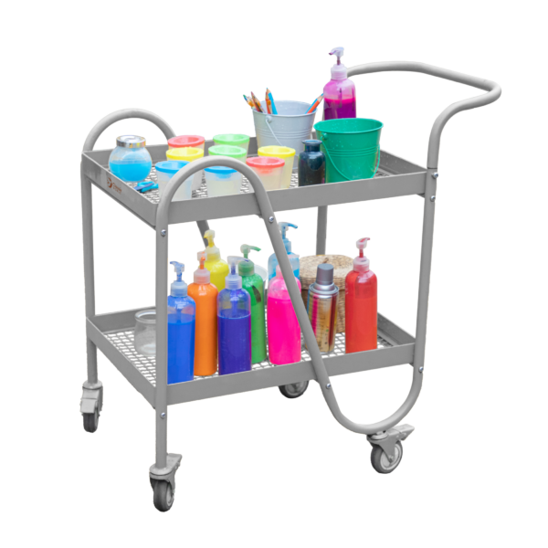 Verrijdbare werktafel voor binnen en buiten