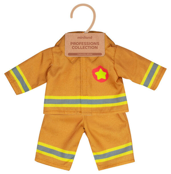 Miniland kleding set – Brandweer 38cm