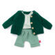 Miniland kleding set groen – 38cm Jongen