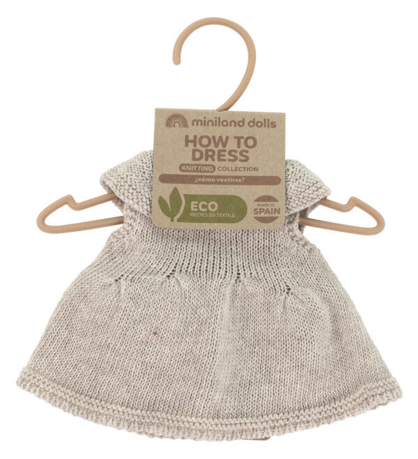 Miniland kleding set beige – Meisje 32cm