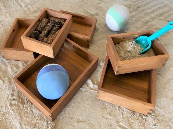 Sorteerbakken voor sorteertafel ( set van 6 stuks)