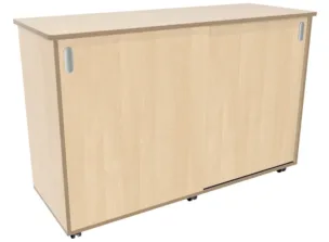 Flex-kast 4B laag, Schuifdeuren Berken foto 2