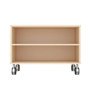 Verrijdbare kast met 2 vakken