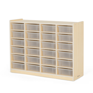 Vakkenkast met 24 vakken inclusief bakken