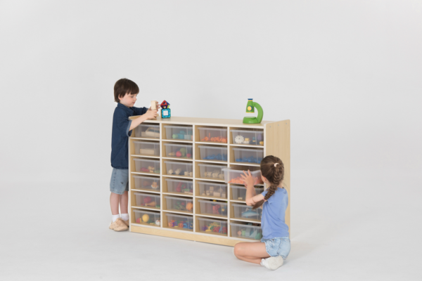 Vakkenkast met 24 vakken inclusief bakken