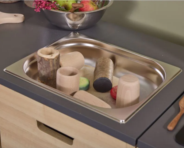 Moderne verrijdbare speelkeuken