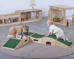 Mini indoor avonturenparcours 6-delig