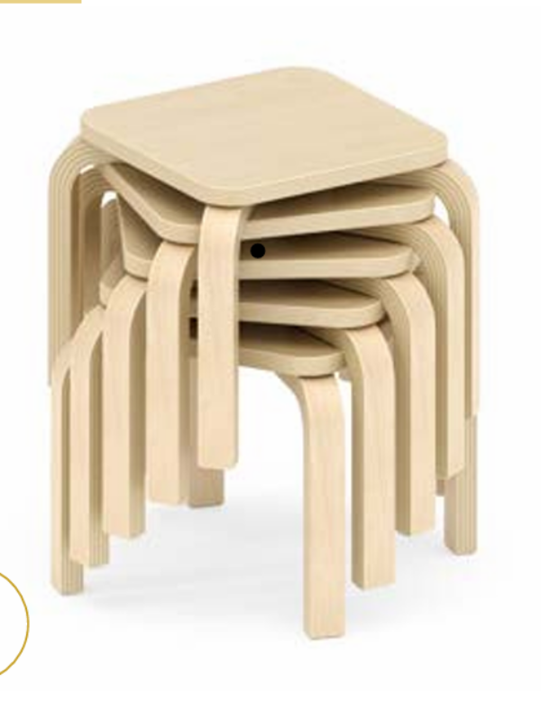 Stapelkruk OLA 4 stuks – zithoogte 26 cm