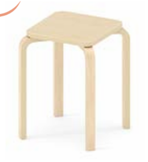 Stapelkruk OLA 4 stuks – zithoogte 43 cm