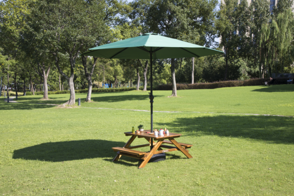 Picknicktafel voor kinderen inclusief parasol