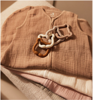 Jollein Slaapzak 110 cm – Hydrofiel Bruin foto 2