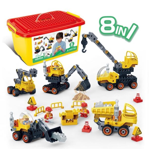 BanBao Kleuter Voertuigen – 8 in 1