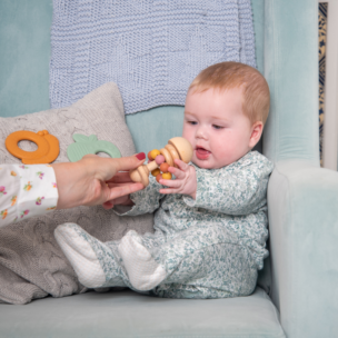 Tickit SiliSoft Baby Kralenrammelaar Aarde foto 2