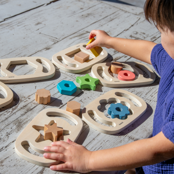 Tickit Easy hold panelen – Vormen kijkers 6 stuks