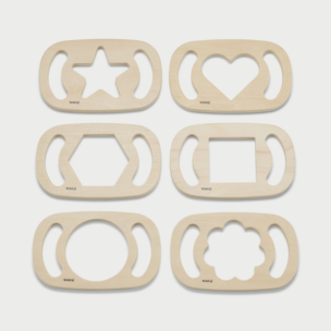 Tickit Easy hold panelen – Vormen kijkers 6 stuks