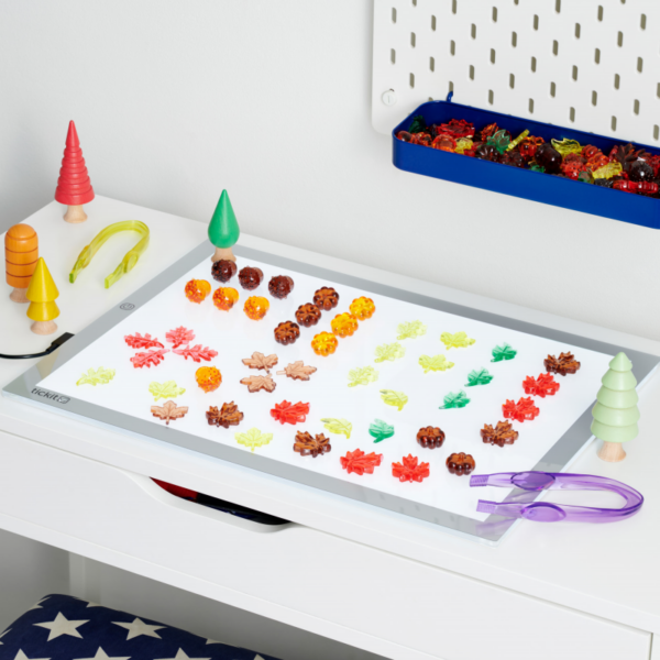 Tickit Transparante Gekleurde Bladeren en Zaden – 120 stuks