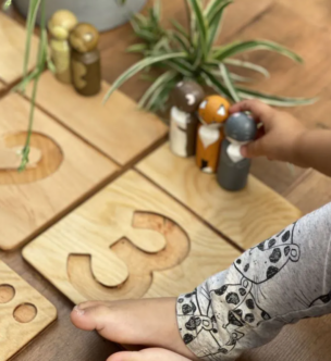 Houten Bosdieren – Set van 10 foto 2