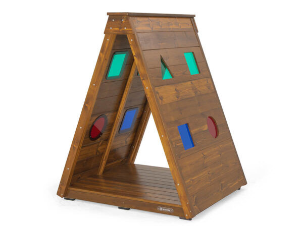 Houten Buiten Speelhuis Kruiptunnel 1