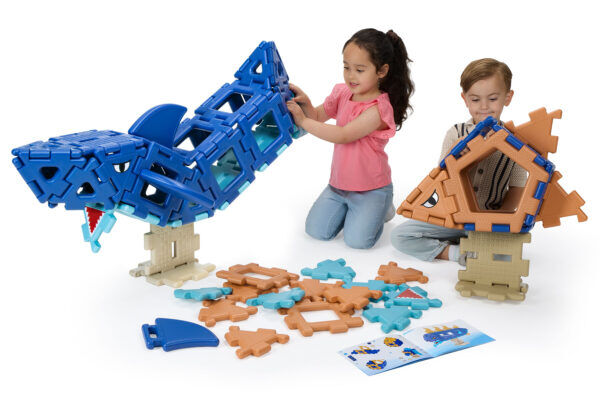 Giant Polydron Zeedieren Set 66-delig