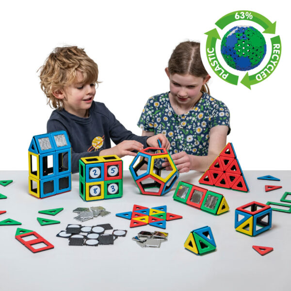 Polydron Regenboog Magnetisch Super set 184-delig