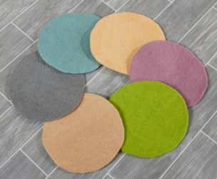 Open Einde Vilt Matten – 6 stuks