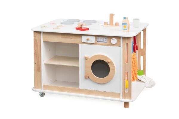 Alles-in-1 Speelcentrum met Keuken & Wasmachine