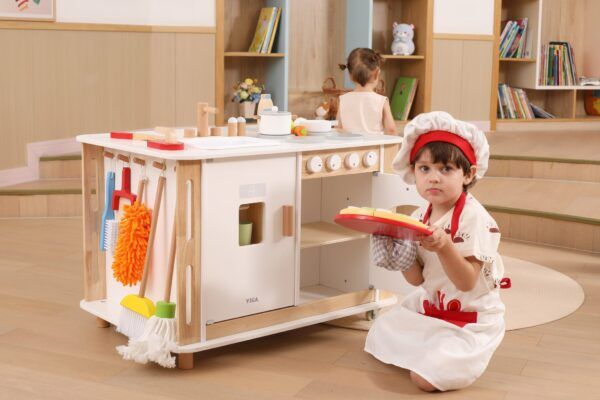 Alles-in-1 Speelcentrum met Keuken & Wasmachine