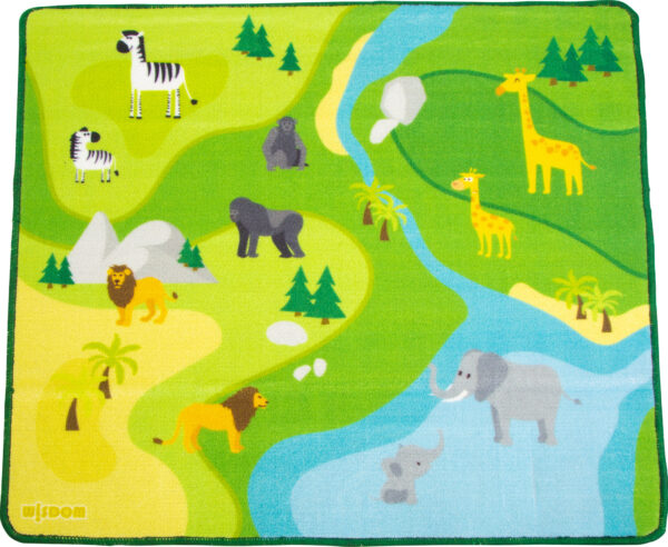 Speelmat Dierentuin – 200 × 150 cm